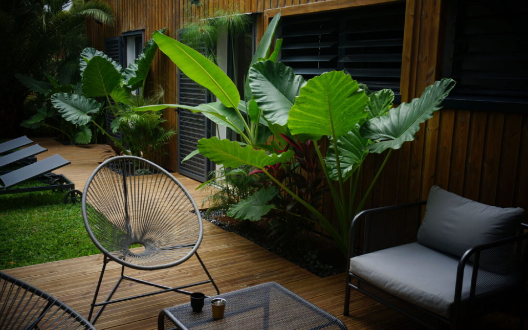 Un jardin privé à La Réunion