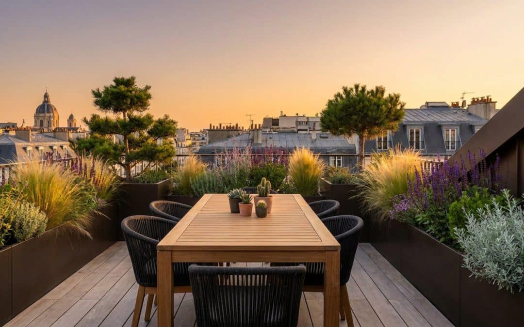 Terrasses, rooftops et jardins : la vraie plus-value à la revente