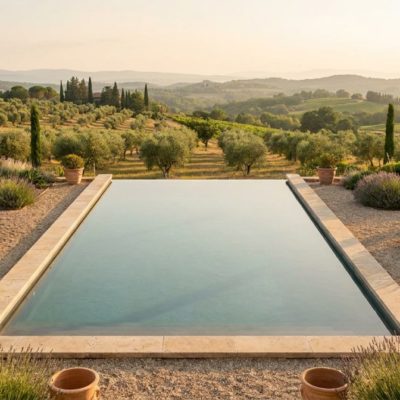Piscine à débordement : comment l’intégrer dans un jardin haut de gamme