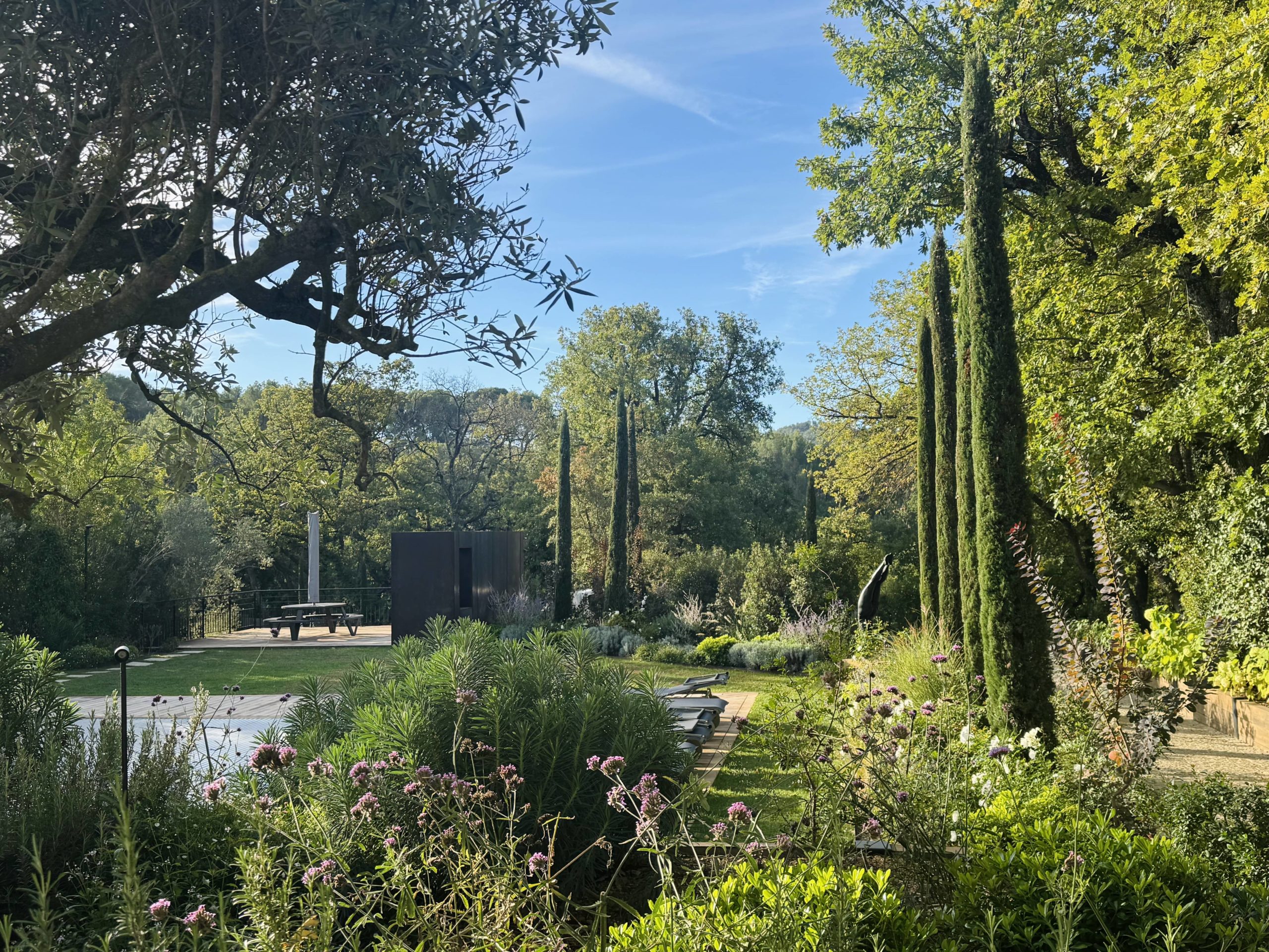 Villa avec jardin pensé en collaboration avec un architecte, projet Parenthèse
